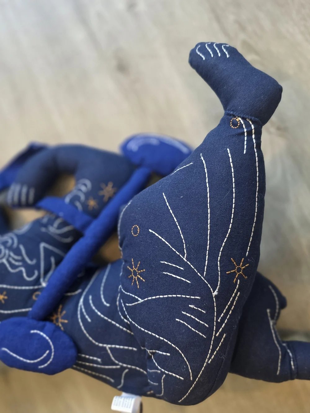 Free People Navy Blue 2022 Haptic Lab Libra Zodiac Celestial Doll Pillow 19